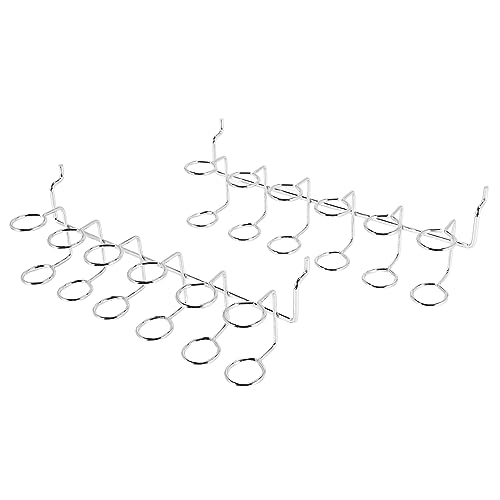 Vjsujehgy 2 StüCke Schrauben Dreher Halter Pegboard Multi Werkzeug Halter ZubehöR Pegboard ZubehöR Multi Ring Werkzeug Halter für Pegboard von Vjsujehgy