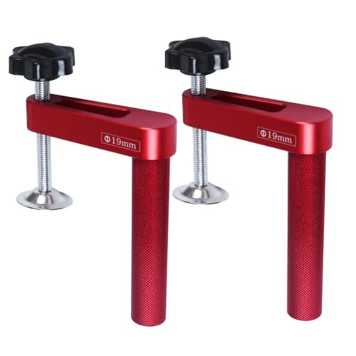 Vjsujehgy 2 Stück Hundelochklemme, Holzbearbeitungsbank, Anschlagbank, Hundeklemme, Aluminiumlegierung, Fester Clip für Den Schreibtisch - Niederhalteklemmen 19 mm Vjsujehgy 2 Stück Hundelochklemme, Holzbearbeitungsbank, Anschlagbank, Hundeklemme, Aluminiumlegierung, Fester Clip für Den Schreibtisch - Niederhalteklemmen 19 mm von Vjsujehgy