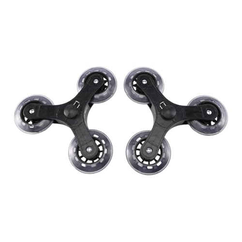 Vjsujehgy 2 Teile/Satz Schwarz Waren Korb Trolley Caster Gepäck Koffer Roller Rolle Riemen Scheibe Schiebe Rolle Rad Zubehör von Vjsujehgy
