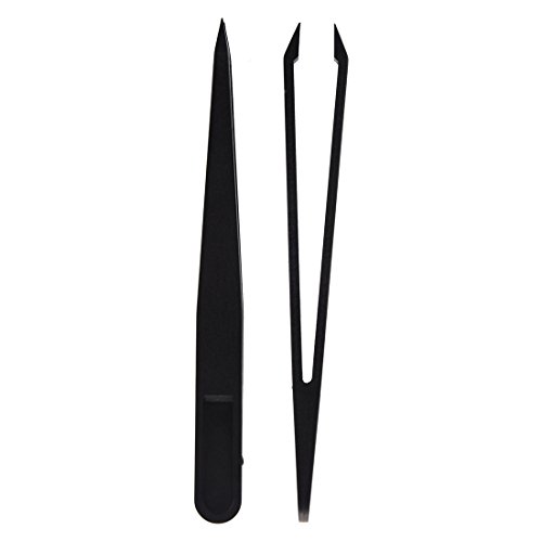 Vjsujehgy 2 x Anti Static Magnetic Anti-Uhr-Schmuckkunststoffpinzette von Vjsujehgy