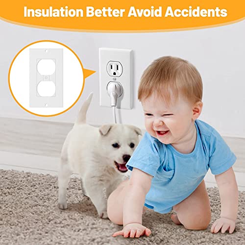 Vjsujehgy 20-Teilige Wandisolierungs-Isolatoren, Isolierpads für Steckdosen für Wand, Licht, Schaltersteckdose von Vjsujehgy