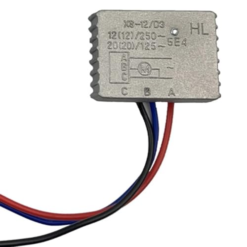 Vjsujehgy 230 V auf 12 A Schalter-Nachrüstmodul, Sanftanlaufstrombegrenzer, Elektrowerkzeuge, Wechselstrom, 12 A Sanftanlaufstrom, 183-2 [12 A], Langlebig, Einfache Installation, Einfach zu Bedienen von Vjsujehgy