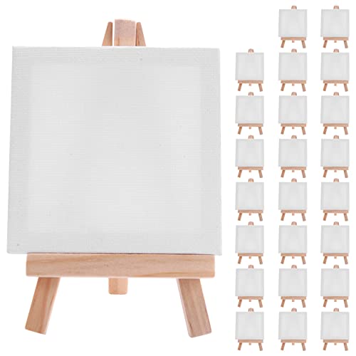 Vjsujehgy 24 Satz KüNstler 5 Mini Staffelei + 3 X 3 Mini Leinwand Set Malerei DIY Zeichnung Kleinen Tisch Staffelei Geschenk Vjsujehgy 24 Satz KüNstler 5 Mini Staffelei + 3 X 3 Mini Leinwand Set Malerei DIY Zeichnung Kleinen Tisch Staffelei Geschenk von Vjsujehgy