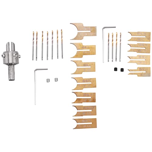 Vjsujehgy 24 Stücke Metall Ball Messer Holzbearbeitungs Werkzeuge Perlen Bohrer Dreh Perle Molding 6-25 Mm von Vjsujehgy