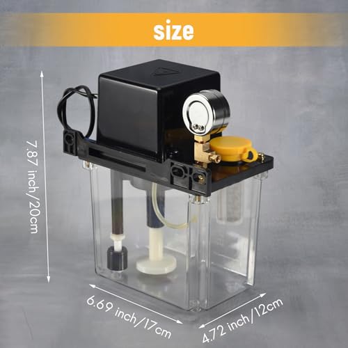 Vjsujehgy 2L Schmier öL Pumpe Automatische Schmier öL Pumpe Magnetische Schmier Pumpe Schmierstoffgeber mit Manometer Vjsujehgy 2L Schmier öL Pumpe Automatische Schmier öL Pumpe Magnetische Schmier Pumpe Schmierstoffgeber mit Manometer von Vjsujehgy