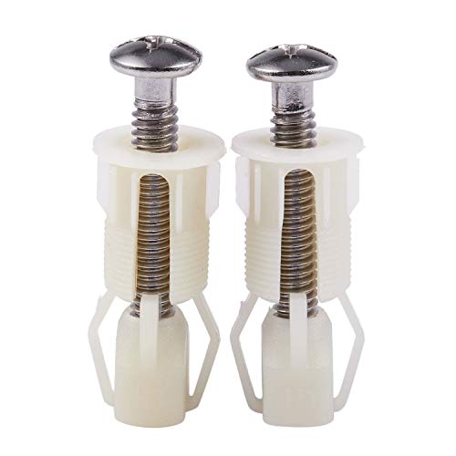 Vjsujehgy 2Pcs Diy Kunststoff Toilettensitz Schrauben Befestigungen Fit Toilettensitze Scharniere Reparatur Werkzeuge Typ Und Größe: 4# 38Mmx5Mm von Vjsujehgy