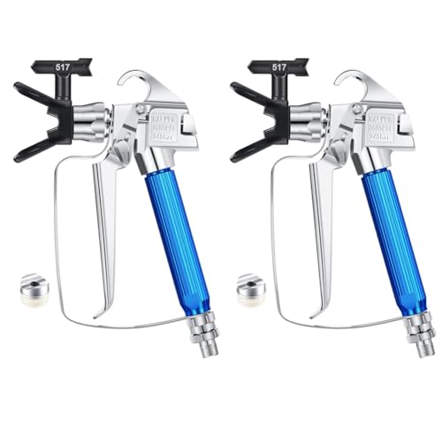 Vjsujehgy 2Set Airless-Farbspritzgerät, Hochdruck-Airless-Farbspritzgerät mit 517-Spitzen-Drehgelenk für Pumpsprüher-Zubehör von Vjsujehgy