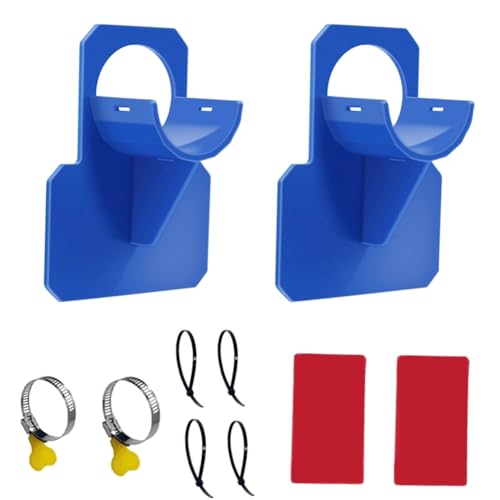 Vjsujehgy 2Set Rohrhalter für Schwimmbäder, Zubehör für Oberirdische Pools, Poolzubehör, Poolschläuche für Oberirdische Pools, Langlebig, Einfach zu Verwenden, Blau von Vjsujehgy