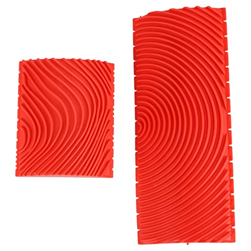 Vjsujehgy 2pcs Graining Korn Gummi Patin Malerei Effekte DIY Wand Dekoration Werkzeuge von Vjsujehgy