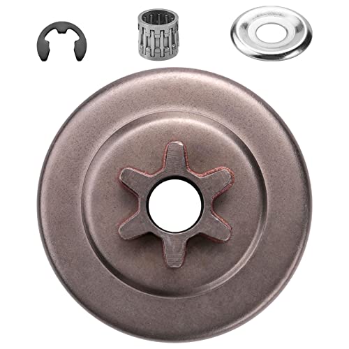 Vjsujehgy 3/8 6T Kupplungs Trommel Scheiben E-Clip Kit FÜR 017 018 021 023 025 Ms170 Ms180 Ms210 Ms230 Ms250 1123 von Vjsujehgy