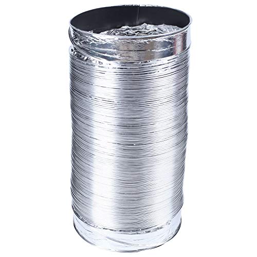 Vjsujehgy 3 Meter LäNge 100 mm / 4 Frisch Luft System Flexibler Aluminium Abluft BelüFtung für von Vjsujehgy