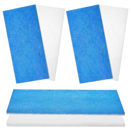 Vjsujehgy 3-Teiliges Airbrush-Spritzstand-Filter-Set, Farbstand-Filter-Pad, Spritzstand-Abluftfilter, Glasfaser-Filter-Set für Den Farbstand-Austausch. von Vjsujehgy