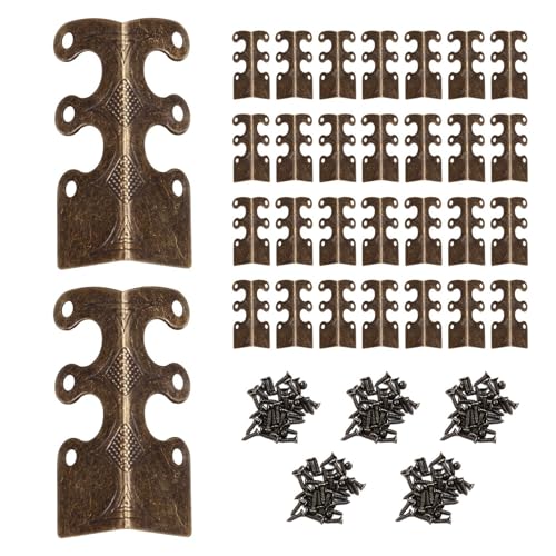 Vjsujehgy 30 Stück Eckschutz, Sockelleisten Eckschutz Sockelleisten Eckschutz Vintage Metall Eckschutz Bronze Vjsujehgy 30 Stück Eckschutz, Sockelleisten Eckschutz Sockelleisten Eckschutz Vintage Metall Eckschutz Bronze von Vjsujehgy