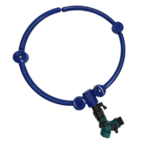 Vjsujehgy 360°-Baumbewässerungssystem, Baumwurzel-Bewässerungswerkzeug, Ringkreis-Sprinkler-Bewässerungssystem, Gezieltes Wasser für Kleine Bäume von Vjsujehgy