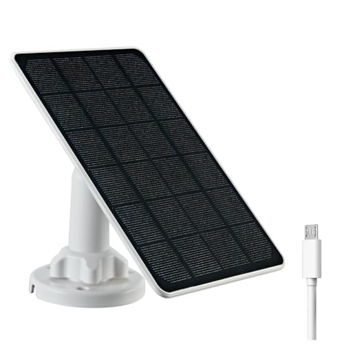 Vjsujehgy 3W Solarmodul für Überwachungskamera im Außenbereich, IP65, Wasserdicht, mit 3 Meter Ladekabel zum Aufladen der Außenkamera,A Vjsujehgy 3W Solarmodul für Überwachungskamera im Außenbereich, IP65, Wasserdicht, mit 3 Meter Ladekabel zum Aufladen der Außenkamera,A von Vjsujehgy