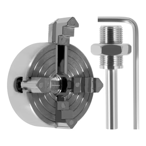Vjsujehgy 4-Backen-Drehfutter, Silber, Stabil, mit Schraubenschlüssel und Pleuelstange, für Drehmaschinen Zur Holzbearbeitung Vjsujehgy 4-Backen-Drehfutter, Silber, Stabil, mit Schraubenschlüssel und Pleuelstange, für Drehmaschinen Zur Holzbearbeitung von Vjsujehgy