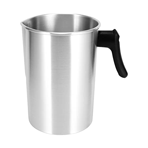 Vjsujehgy 4 Pfund Kerze Herstellung GießKanne, Aluminium Bau Kerze Herstellung GießAuslauf Wachs Schmelztiegel von Vjsujehgy