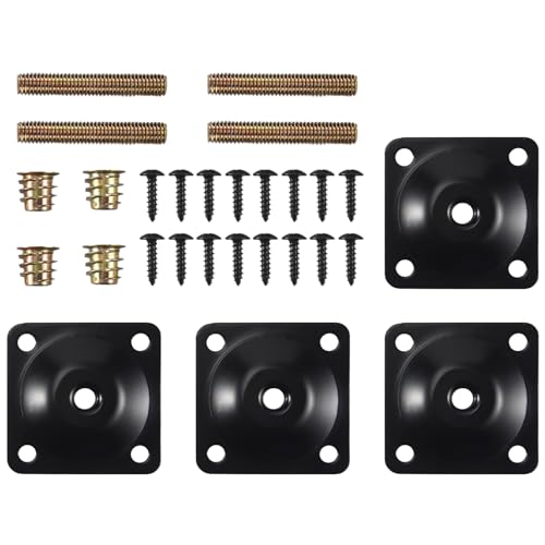 Vjsujehgy 4 StüCke/Set MöBel Bein Befestigungs Platten Sofa Beine Befestigungs Platten M8 AufhäNger Schrauben Schrauben Adapter Metall Platten Halterungs Satz für Sofa Couch Stuhl Vjsujehgy 4 StüCke/Set MöBel Bein Befestigungs Platten Sofa Beine Befestigungs Platten M8 AufhäNger Schrauben Schrauben Adapter Metall Platten Halterungs Satz für Sofa Couch Stuhl von Vjsujehgy