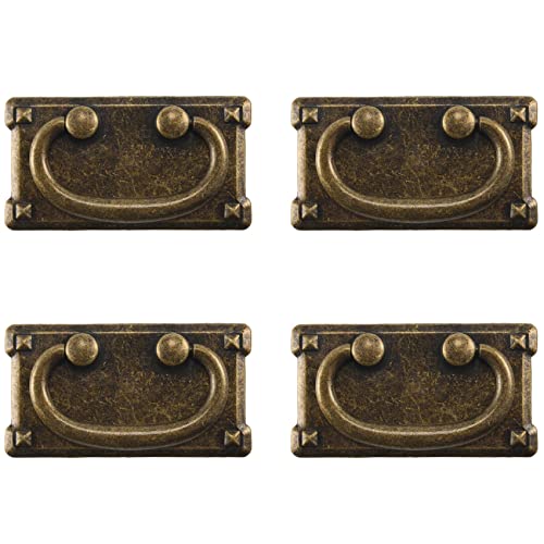 Vjsujehgy 4 StüCke Vintage Antike Bronze Schubladen Ring TüR Griffe, Schrank TüR MöBel Dekoration Vjsujehgy 4 StüCke Vintage Antike Bronze Schubladen Ring TüR Griffe, Schrank TüR MöBel Dekoration von Vjsujehgy