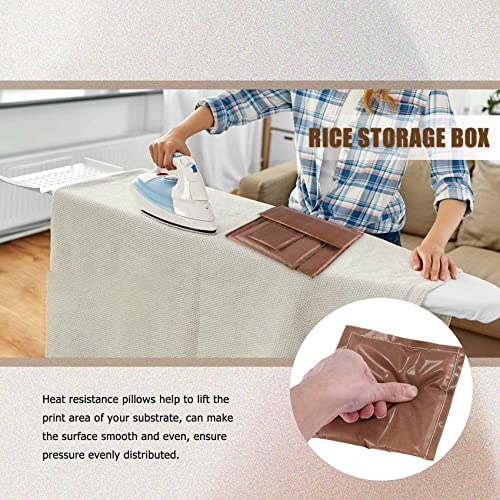 Vjsujehgy 4 Stück/Set 4 Größen PTFE Kissen Wärme Kissen Wärme Transfer Matte für Wärme Presse Digital Transfer von Vjsujehgy