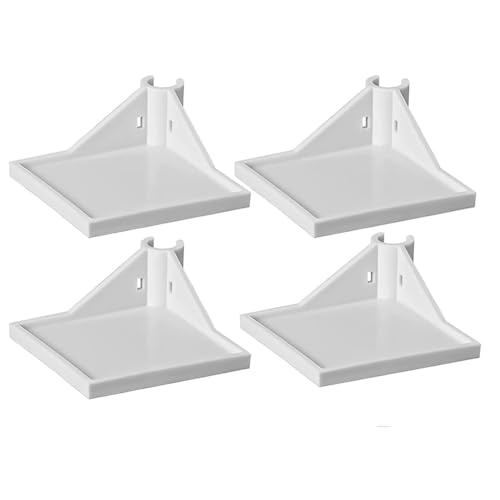 Vjsujehgy 4 Stück Eckregal für Growzelte, 16 mm Growzelt-Zubehör, Growzelt-Regale zum Platzieren der Hygrometer-Kamera, von Vjsujehgy
