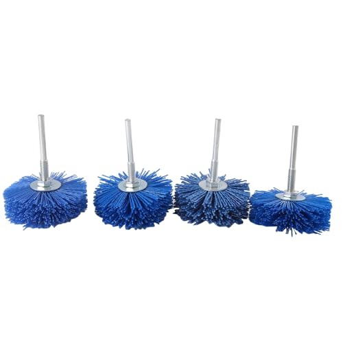 Vjsujehgy 4 Stücke 80X30X6 Mm Bohrer Schleif Draht Schleif Scheibe Nylon Borsten Polier Bürste Für Möbel Mahagoni Fertig von Vjsujehgy