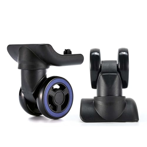 Vjsujehgy 4-Teiliges Gepäckrollen-Set für Koffer, Zweireihige Rollen, Hardware-Reparaturset, Hochleistungsrollen, 360° Drehbare Rollen von Vjsujehgy