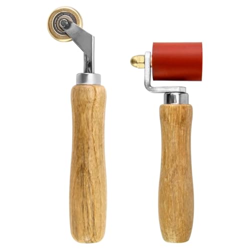 Vjsujehgy 40 mm Nahtroller Aus Silikon und Messing, Nahtroller für Tapeten, Nahtroller für Dächer und Vinylböden von Vjsujehgy