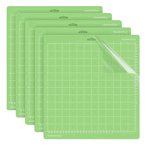 Vjsujehgy 5 StüCk Schneiden Matte mit Leichtem für One/Air/Explore Air2&Air 3/Maker&Maker 3, Quilt Schneiden Matten 30,5 X 30,5 Cm, GrüN Vjsujehgy 5 StüCk Schneiden Matte mit Leichtem für One/Air/Explore Air2&Air 3/Maker&Maker 3, Quilt Schneiden Matten 30,5 X 30,5 Cm, GrüN von Vjsujehgy