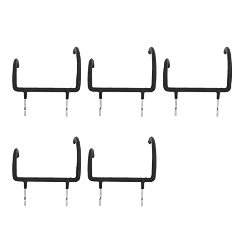 Vjsujehgy 5 StüCke Pegboard Bohrer Halter Hoch Leistungs Haken, Brett Doppel Haken Bohr BüGel Haken für Bohrer, ZubehöR, Werkzeug Usw. von Vjsujehgy