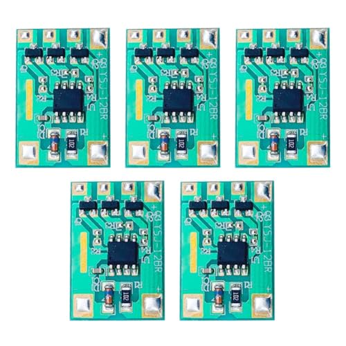 Vjsujehgy 5-Teiliger Farbverlaufslichtregler, Automatisches Dimmer-Atmungslicht-Treibermodul DC 3-12 V mit Langsam Blinkendem Chip-IC von Vjsujehgy