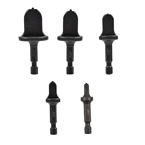 Vjsujehgy 5-Teiliges BöRdelwerkzeug, Kupferrohr, Elektrische Reibahle, Klimaanlage, Sechskantgriff, Rohr-Expander-Set, Swaging-Bohrer von Vjsujehgy