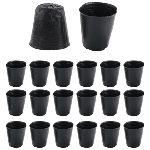 Vjsujehgy 500 StüCke Kindergarten Pot Kunststoff Pflanze Vermehrungs BehäLter Wachsen Tasche Garten Bedarf 8CmX 8Cm Vjsujehgy 500 StüCke Kindergarten Pot Kunststoff Pflanze Vermehrungs BehäLter Wachsen Tasche Garten Bedarf 8CmX 8Cm von Vjsujehgy