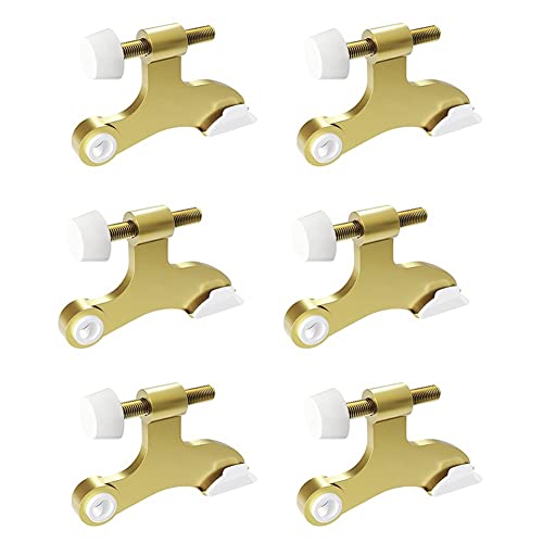 Vjsujehgy 6-Teiliger Scharnierstift, Goldener TüRstopper, Verstellbares Hochleistungsscharnier mit Gummipuffer, Um MöGliche SchäDen ein der Wand zu Reduzieren Vjsujehgy 6-Teiliger Scharnierstift, Goldener TüRstopper, Verstellbares Hochleistungsscharnier mit Gummipuffer, Um MöGliche SchäDen ein der Wand zu Reduzieren von Vjsujehgy