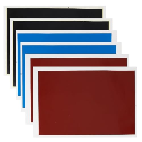 Vjsujehgy 6-Teiliges -Dimmpapier, 10,6 X 15, Buntes Gravur-Markierungspapier, Lasermarkierungspapier für Keramik, Glas und Metall von Vjsujehgy