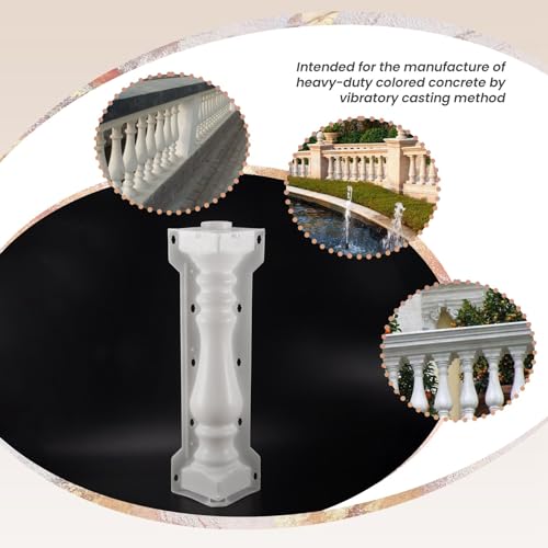 Vjsujehgy 60X14 Cm RöMische SäUle Form Balkon Garten Pool Zaun Zement GeläNder Gips Beton Form SäUle Form GeläNder GebäUde von Vjsujehgy