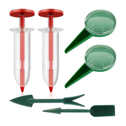 Vjsujehgy 6er-Set Mini-Saatgutspender, Saatgutpflanzwerkzeug, Hand-Saatgutpflanzer, Saatgut-Aussäger, Hand-Saatgutverteiler, Gartensaat, Einfach zu Benutzen und Langlebig von Vjsujehgy