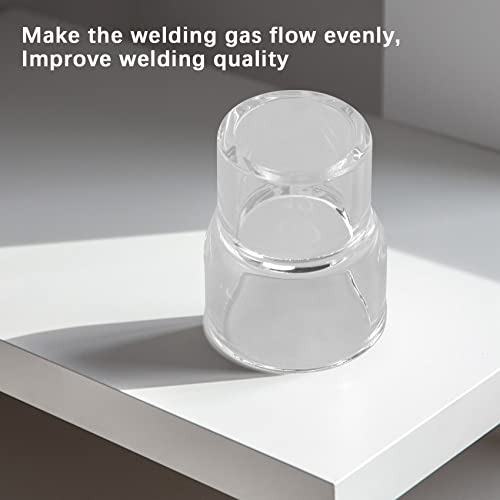Vjsujehgy 7 Teile/Satz # 12 Glas Schale Kit Stubby Spannzangen Körper Gas Linse Wig Schweiß FÜR -9/20/25 Schweißen Zubehör von Vjsujehgy