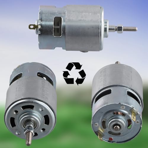 Vjsujehgy 755 Gleichstrommotor für Rasentrimmer, 21-V-Grasschneidermotor mit Langer Welle für Effizientes Unkrautschneiden und Trimmen von Vjsujehgy