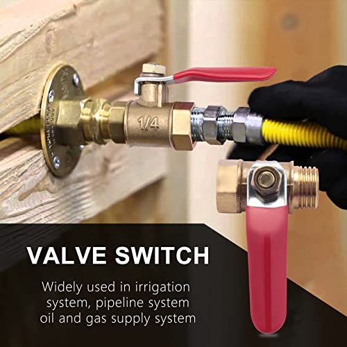 Vjsujehgy 8 StüCke 1/4 Hoch Leistungs Absperr Schalter Aus Messing mit AußEn- und Innen Gewinde NPT Gewinde Rohr Anschluss Vjsujehgy 8 StüCke 1/4 Hoch Leistungs Absperr Schalter Aus Messing mit AußEn- und Innen Gewinde NPT Gewinde Rohr Anschluss von Vjsujehgy