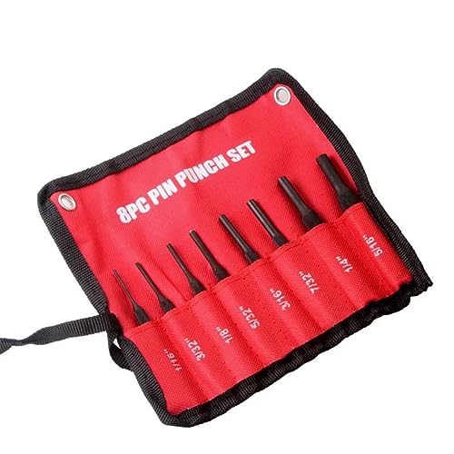 Vjsujehgy 8-Teiliges -Splintenstanzer-Set für Gehäuse, Splintenstanzwerkzeug, Splintgriff, Splintstanzer für die Reparatur Von Schmuck und Uhren, Einfache Installation von Vjsujehgy