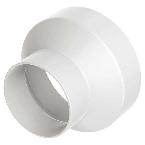 Vjsujehgy 8 auf 6 Kanalreduzierer, Kanaladapter 8 auf 6 PVC-Reduzierstück, Kanalvergrößerer/-Reduzierer für Grow Tent HVAC-Belüftungssystem von Vjsujehgy