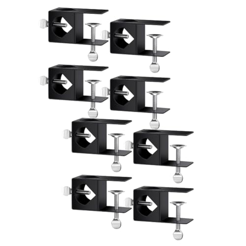 Vjsujehgy 8er-Pack Befestigungsteile für Deck-Fackelklemmen, Veranda-Geländerklemmen, Universelle Stangenhalterung für Geländerpfosten von Vjsujehgy