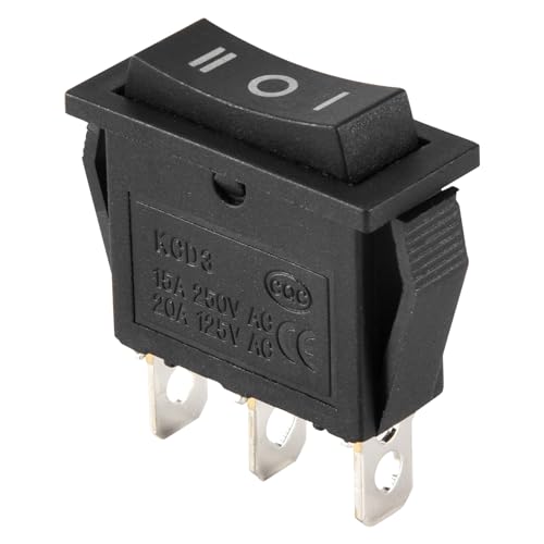 Vjsujehgy AC15A / 250V 20A / 125V 3 Pin SPDT Ein/Aus/Ein 3 3 Position Snap-Wippschalter von Vjsujehgy