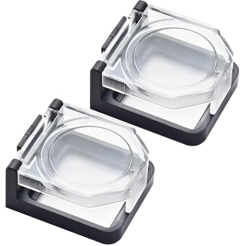 Vjsujehgy Abdeckung für Netzdruckschalter, Wasserdicht und Stoßfest, Staubdichter Sicherheitsschutz für 25 mm Befestigungsloch B von Vjsujehgy