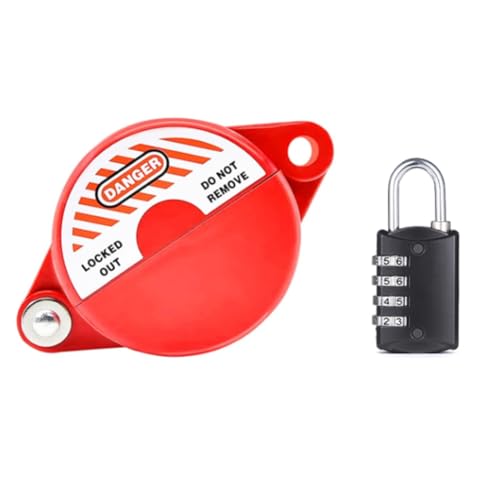 Vjsujehgy Absperrvorrichtung für Schieber mit Codeschloss, Geeignet für 1 Bis 2 1/2 Schiebergriffe, Absperrvorrichtung für Schieber, Wasserhahnschloss Vjsujehgy Absperrvorrichtung für Schieber mit Codeschloss, Geeignet für 1 Bis 2 1/2 Schiebergriffe, Absperrvorrichtung für Schieber, Wasserhahnschloss von Vjsujehgy