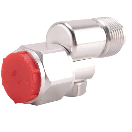 Vjsujehgy Airless-Farbspritzpistole, Legierungs-Verlängerungsstange, Silberner Mehrwinkel-F-7/8-Drehgelenkadapter für Farbspritzen von Vjsujehgy