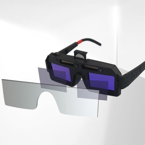 Vjsujehgy Auto-Dimming Schweißbrille mit Auswechselbarer Lithium-Batterie Schweißbrille für WIG MIG Lichtbogen Plasmaschneiden B Vjsujehgy Auto-Dimming Schweißbrille mit Auswechselbarer Lithium-Batterie Schweißbrille für WIG MIG Lichtbogen Plasmaschneiden B von Vjsujehgy