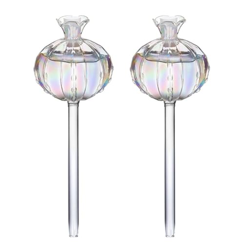 Vjsujehgy Automatische Bewässerungsbirne Aus Glas in Form Einer Blumen-/Pflanzenbewässerungsanlage, Tropfbewässerungssystem für Zimmerpflanzen von Vjsujehgy