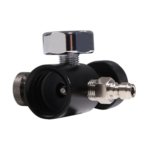 Vjsujehgy CO2-Tankzylinder-Adapter-Anschluss-Set, G1/2-14-Gewinde, CO2-Soda-Zylinder-Nachfülladapter mit 3000 Psi-Manometer, Einfach zu Bedienen Vjsujehgy CO2-Tankzylinder-Adapter-Anschluss-Set, G1/2-14-Gewinde, CO2-Soda-Zylinder-Nachfülladapter mit 3000 Psi-Manometer, Einfach zu Bedienen von Vjsujehgy